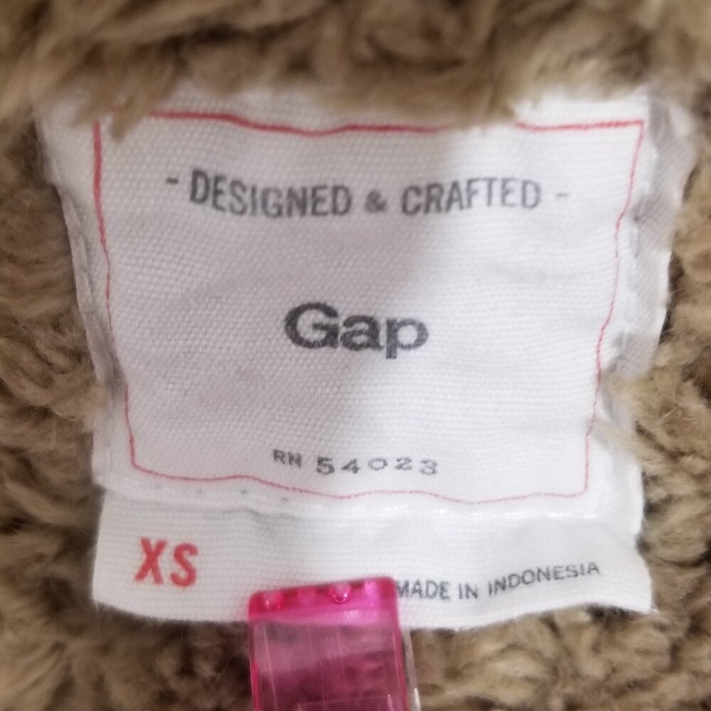 Ladies' Gap Faux Fur Trim Hooded Parka, Size XS, VGUC - Picture 6 of 11